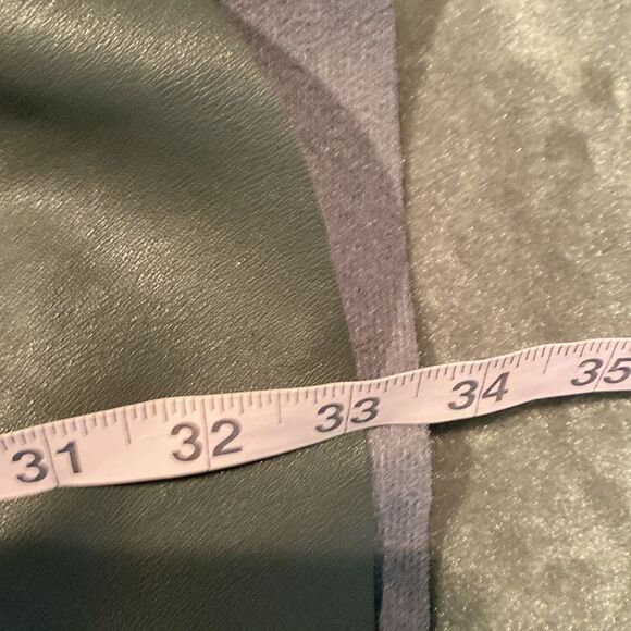 #700 SAYLOR Veronica Vegan Leather Wrap Dress Retail $247 - Picture 15 of 16